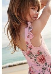 Frill Sleeve Swimsuit (3mths-12yrs)