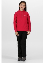 Regatta Pink Hot Shot II Overhead Half Zip Fleece Top