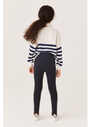 Mint Velvet Black Stirrup Jersey Leggings