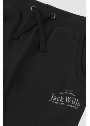 Jack Wills Black Script Joggers