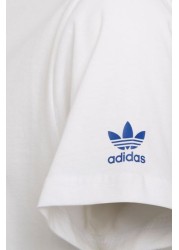 تي شيرت أبيض Adicolor من adidas Originals