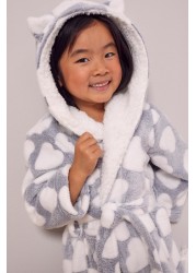 Lipsy Mini Borg Lined Dressing Gown