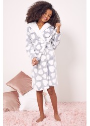 Lipsy Borg Lined Fleece Dressing Gown