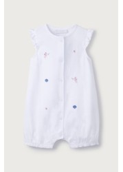 The White Company Under The Sea Embroidered Shortie Pyjamas