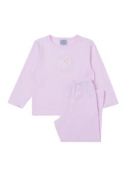 Trotters London Pink Sophia Jersey Pyjamas