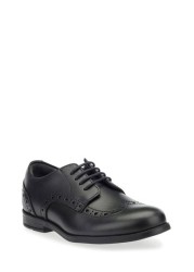 حذاء Start-Rite Brogue Pri Vegan برباط أسود