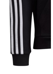 adidas 3 Stripe Zip Through Hoodie