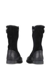 Start Rite Toasty Black Leather Zip-Up Winter Boots