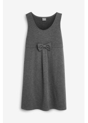 Jersey Bow School Pinafore (3-14yrs)