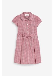 Gingham School Dress Set (3-14yrs)