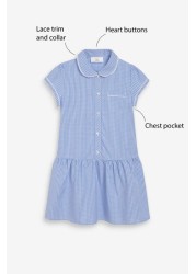 Drop Waist Gingham School Dress (3-14yrs)