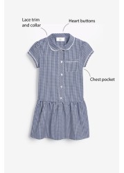 Drop Waist Gingham School Dress (3-14yrs)