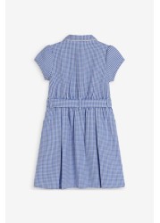 Gingham School Dress Set (3-14yrs)