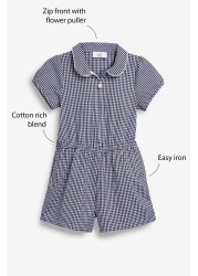 Gingham School Playsuit (3-14yrs)