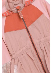 Baker by Ted Baker Pink Colourblock Rain Mac Jacket