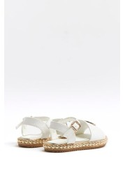 River Island White Espadrille Sandals