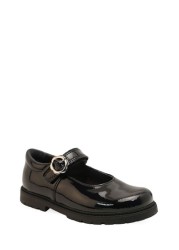 Start-Rite Destiny Black Patent Leather Riptape Shoes