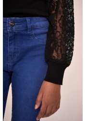 Lipsy Lace Sleeve Jumper