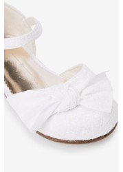 Lace Bow Occasion Shoes