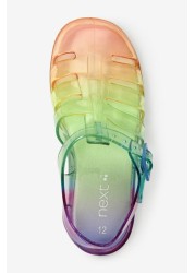 Cushioned Footbed Jelly Sandals