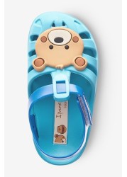 Ipanema Blue Baby Bear Embellished Pump Sandals