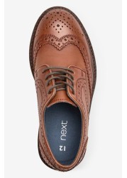 Leather Brogues Wide Fit (G)