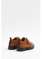 River Island Brown Chunky Brogues