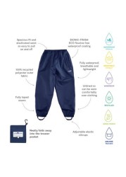 Muddy Puddles Navy Blue Recycled Puddlepac Trousers