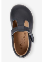 Little Luxe™ Leather T-Bar Shoes Wide Fit (G)