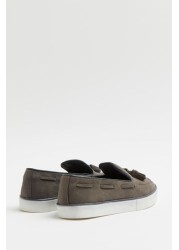 River Island Brown Light Hybrid Weave Loafers