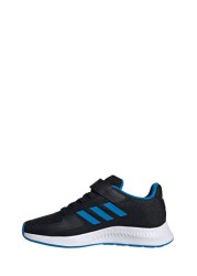 adidas Black RunFalcon Youth & Junior Strap Trainers