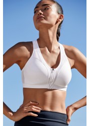 Next Active Sports High Impact Zip Front Bra