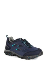 Regatta Blue Holcombe IEP Low Waterproof Walking Shoes