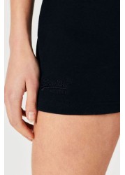 Superdry Blue Organic Cotton Vintage Logo Jersey Shorts