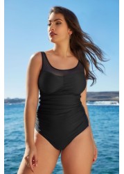 Yours Curve Mesh Swimsuit