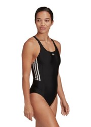 adidas 3 Stripe Mid Black Swimsuit