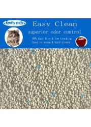 Emily Pets Fresh Scented Premium Bentonite Cat Litter (Apple, 10 L)