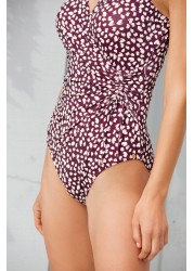 Ruched Side Tummy Control Swimsuit Regular/Tall