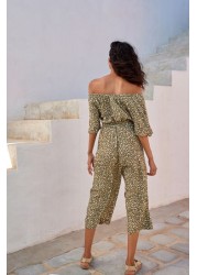 Off Shoulder Jumpsuit Petite