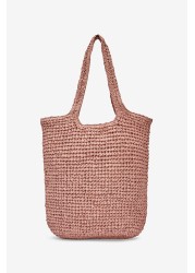 Paper Straw Shoulder Bag