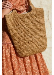 Paper Straw Shoulder Bag