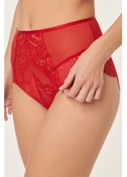 Lace Knickers High Rise