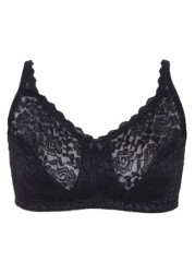 Yours Curve Hi Shine Lace Non-Wired Bra
