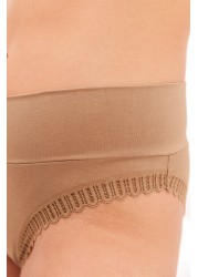 Bamboo High Leg Knickers 2 Pack