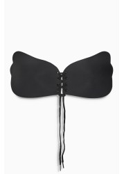 Lace-Up Stick-On Push-Up Bra