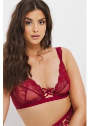 Figleaves Rhubarb Red Savannah Bra