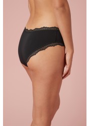 Modal And Lace Knickers 3 Pack Short