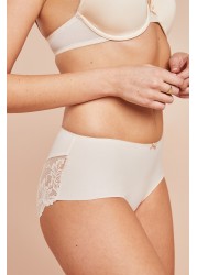 No VPL Lace Back Briefs 3 Pack Midi