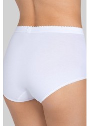 Sloggi Control White 2 Pack Briefs