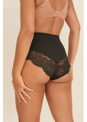 Tummy Control Lace Knickers 2 Pack